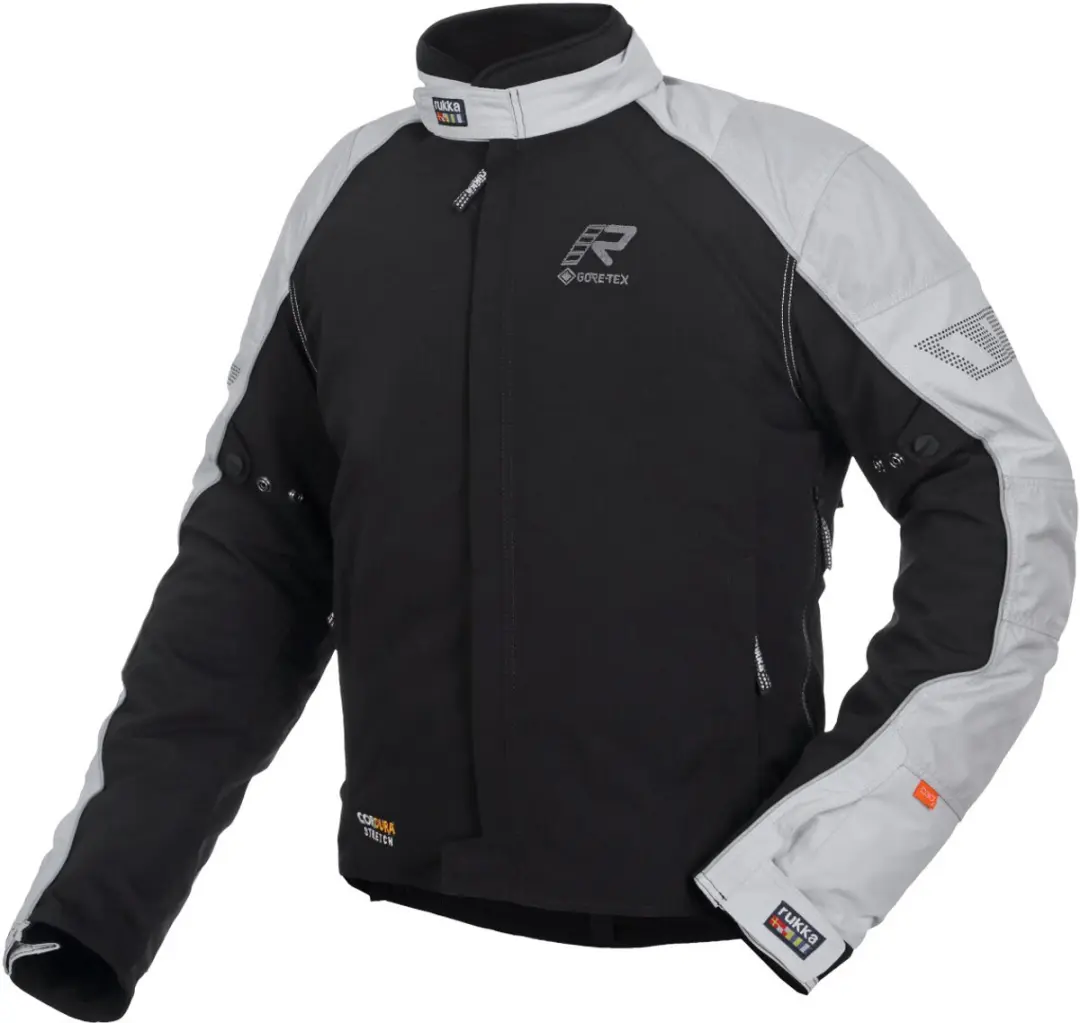 Rukka Comfo-R GTX Zwart Grijs Textiele Motorjas