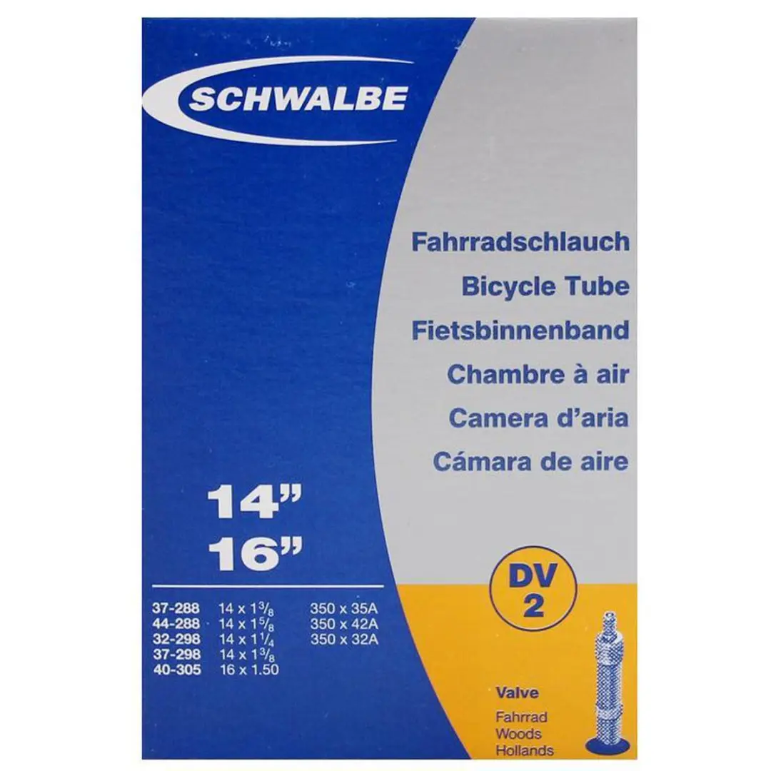Schwalbe DV2 14/32-47 Binnenband - 32mm Ventiel