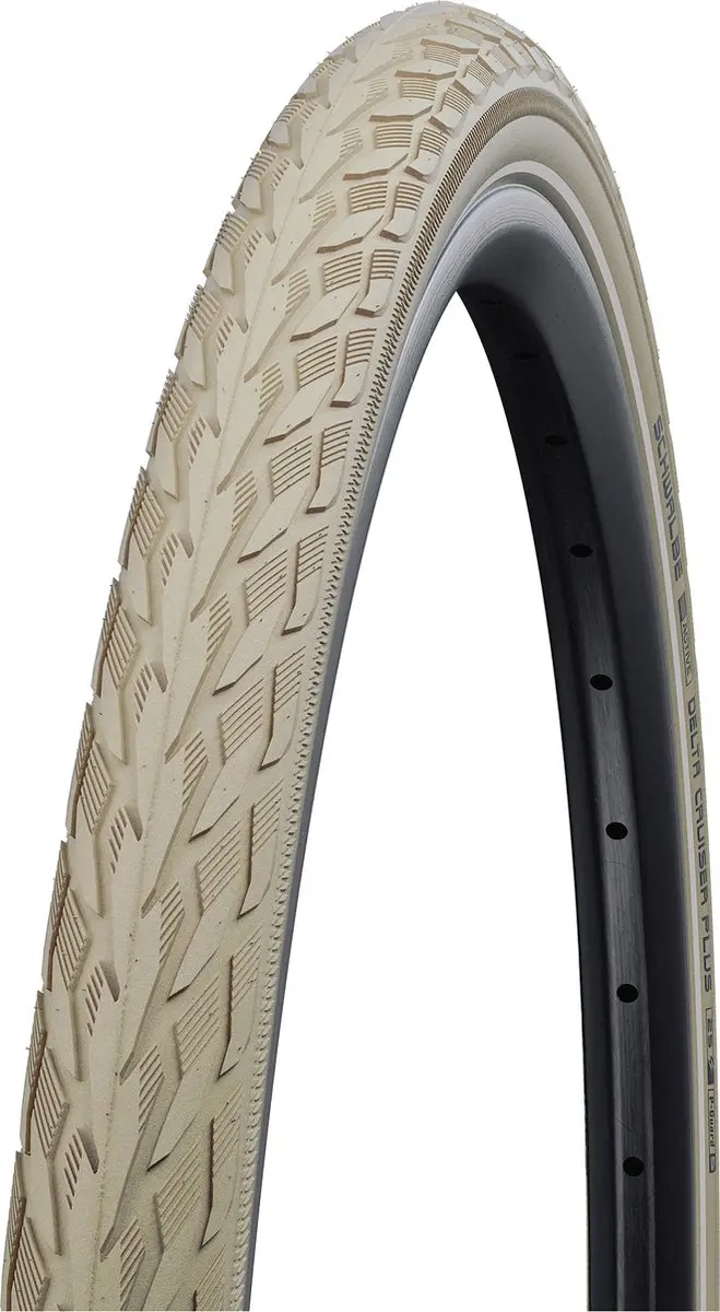 Schwalbe Buitenband Delta Cruiser Plus 26x1 3/8" Beige