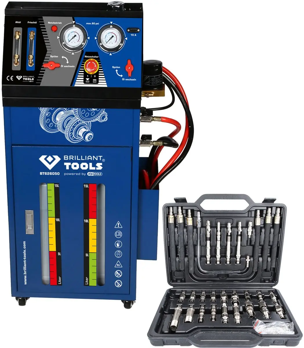 BRILLIANT TOOLS Transmissiespoelsysteem voor automatische transmi...