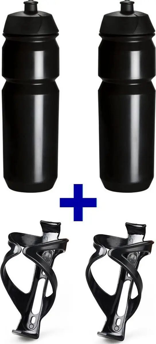 set Bidonnen met Ultralight Bidonhouders