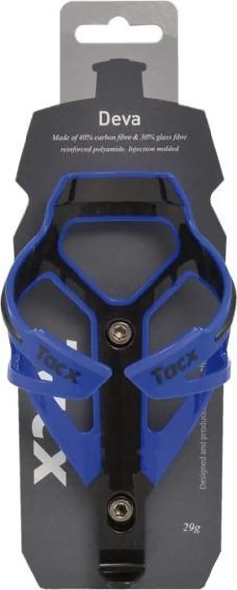 Tacx bidonhouder Deva blauw
