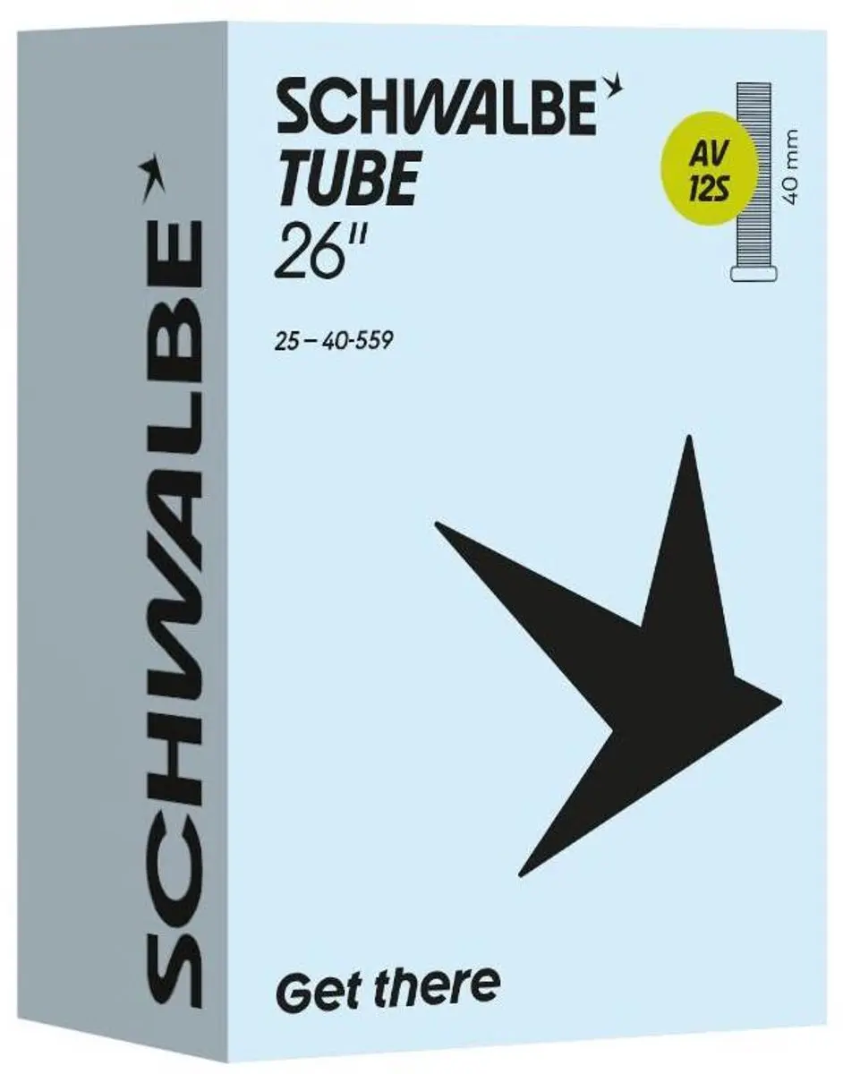 Schwalbe binnenband AV12S 26 inch ETRTO 25/40-559 Auto/Schrader ventiel