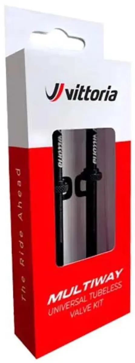 Vittoria Tubeless Ventiel 2x80mm - Black