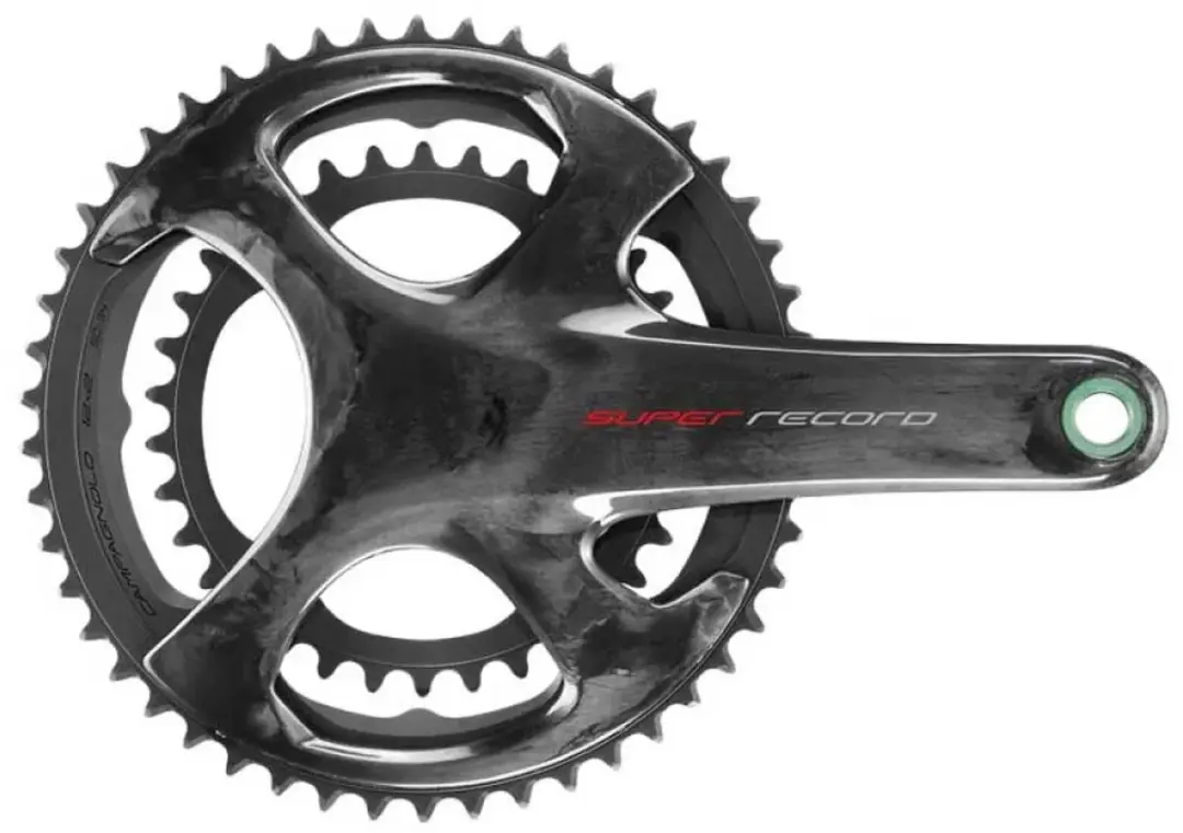 Campagnolo Super Record Crankstel Zilver 165 mm / 52/36t