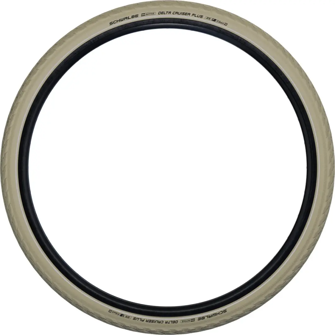 Schwalbe Delta Cruiser Plus Buitenband 28x1.50 - PunctureGuard - Zwart met reflectie