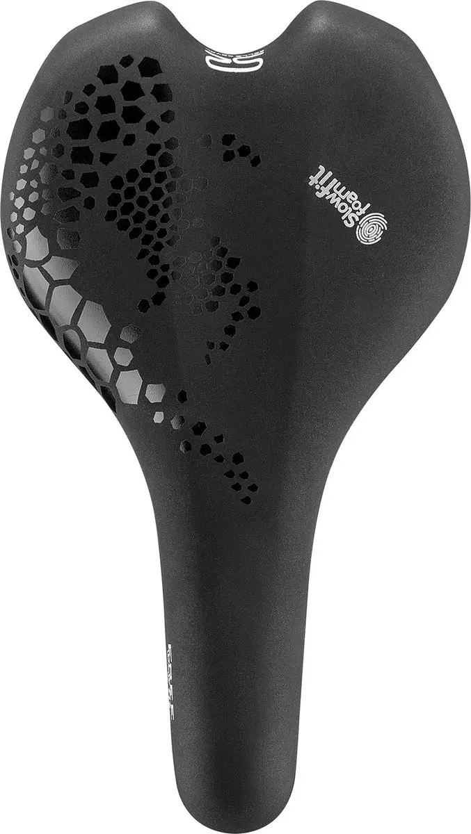 Fietszadel Selle Royal Athletic Zwart Comfort Foam Zadel Fiets 27x16 cm