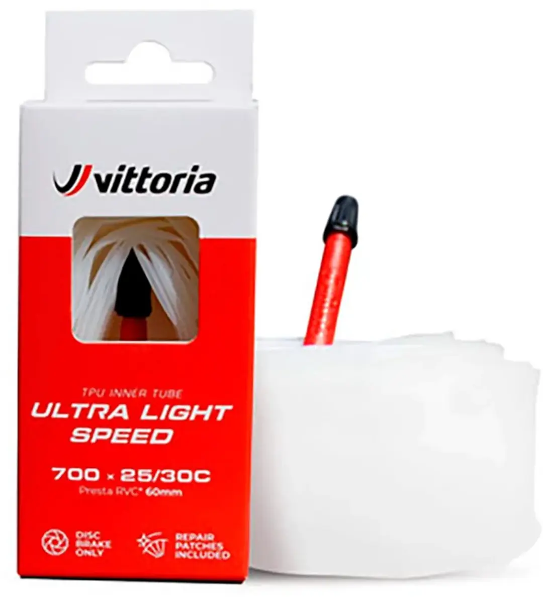 Vittoria Ultra Light Speed Presta Binnenband 700C/25-30mm - Transparant