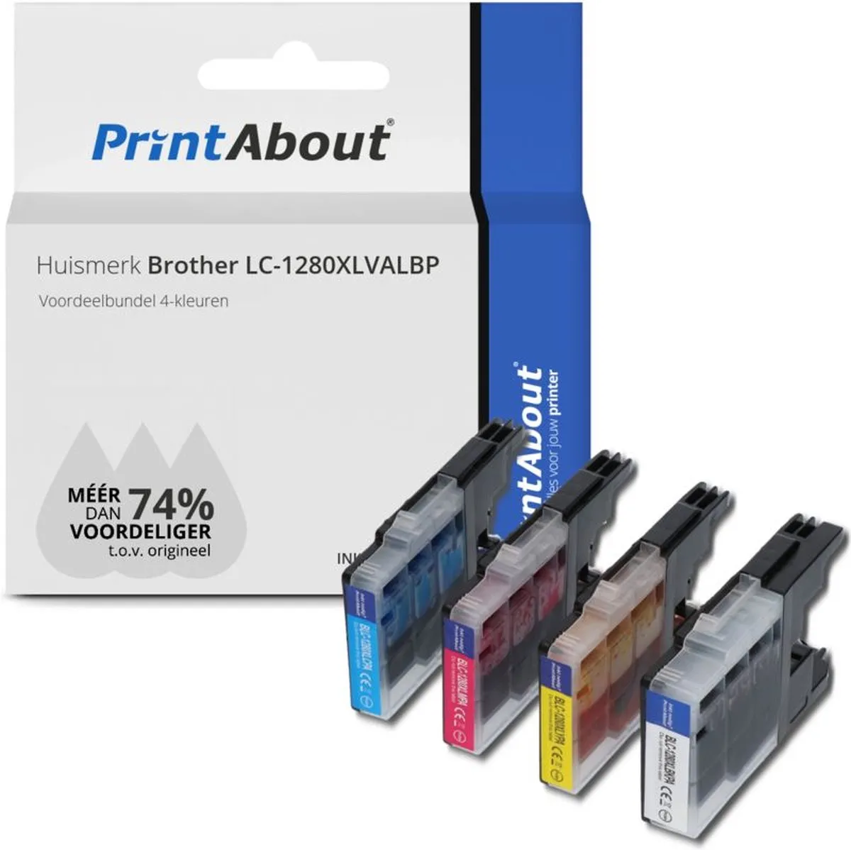 PrintAbout LC-1280XLVALBP-PA2 Inktcartridge