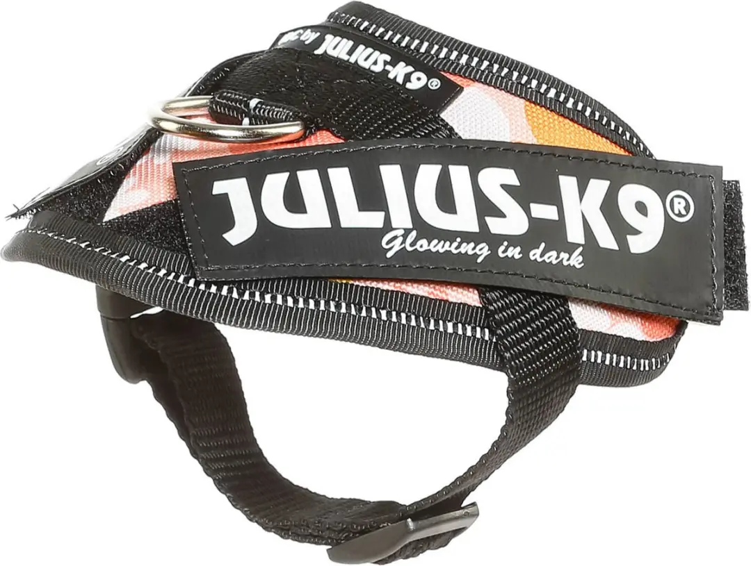 Julius K9 IDC Powertuig 3XS Baby1 - Roze met bloemen