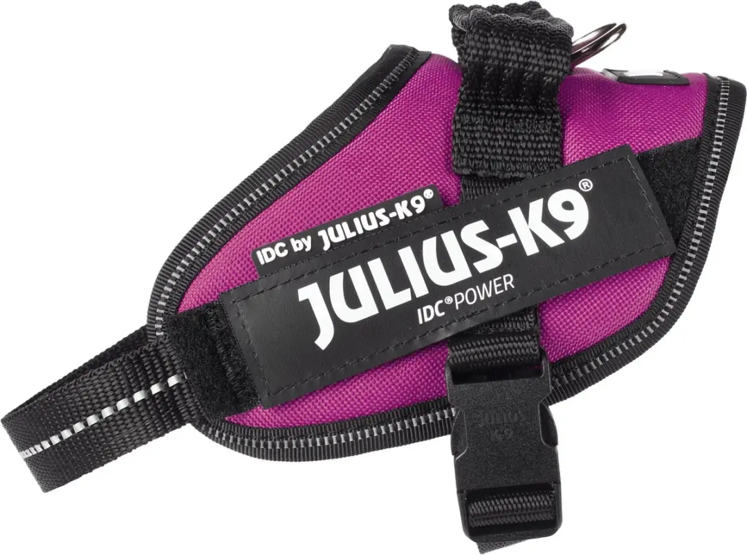 Julius K9 IDC Powertuig Harnas XS - 40-53cm - Donkerroze