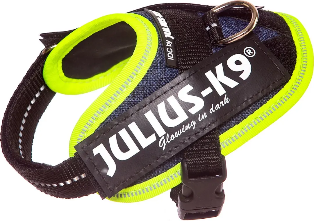 Julius K9 IDC Powertuig 3XS Denim Neon Jeans