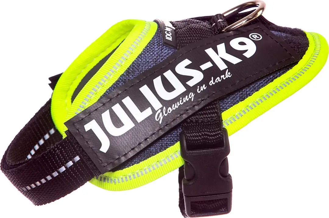 Julius K9 IDC Powertuig 3XS Denim Neon Jeans