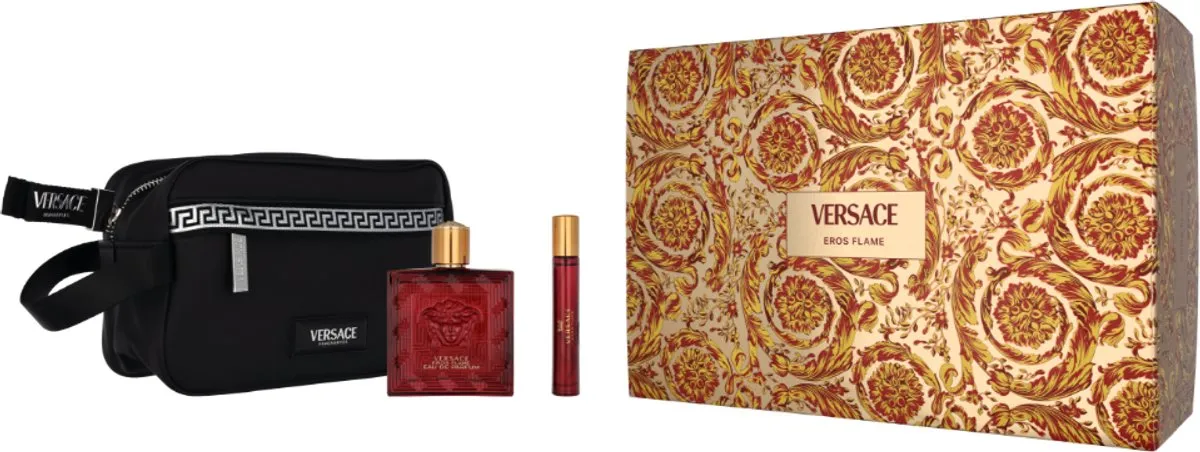 Versace Eros Flame Eau de Parfum 110ml - Black Trousse