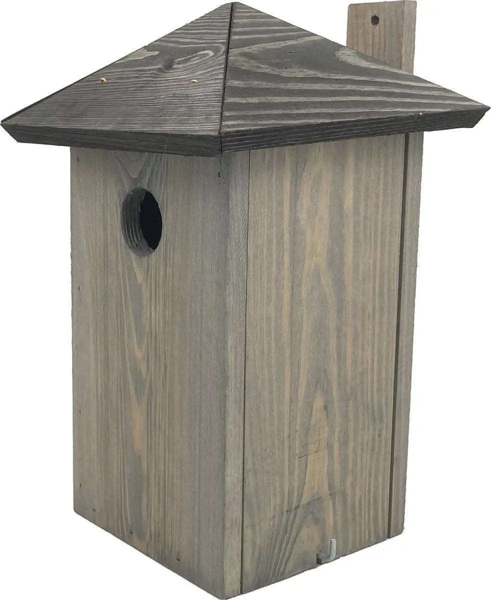 GARDEN SPIRIT Vogelhuisje 14 x 14 x 31 cm Nestkast mezenkast en mussen