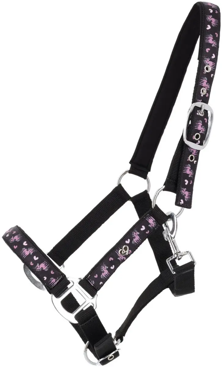 Qhp Halster Lize Zwart/Violet