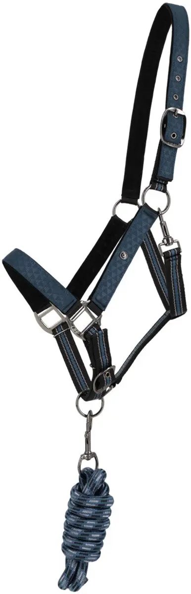 Qhp Halsterset Qhp Turnout Blauw