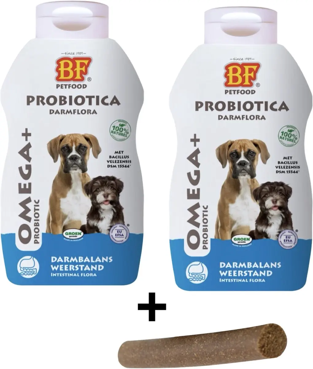 BF Petfood Omega+ Probiotica: Dé Darmflora Boost voor Honden, met een Heerlijke