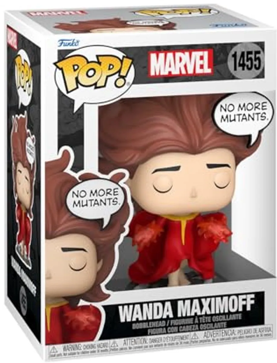 Marvel Funko Pop! Wanda Maximoff House of M #1455 - Multicolor