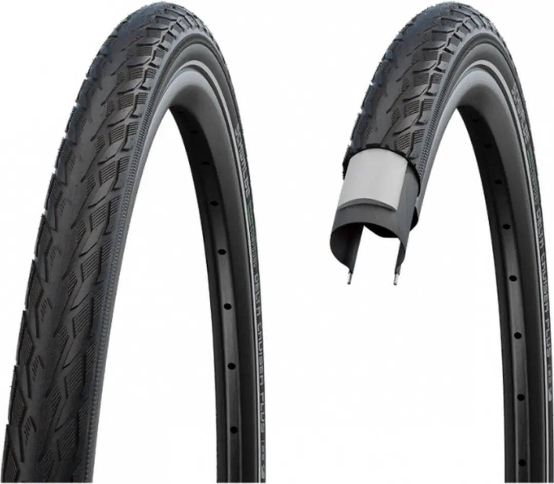 Schwalbe Delta Cruiser Plus 28x1.5 Buitenband - Zwart Reflecterend