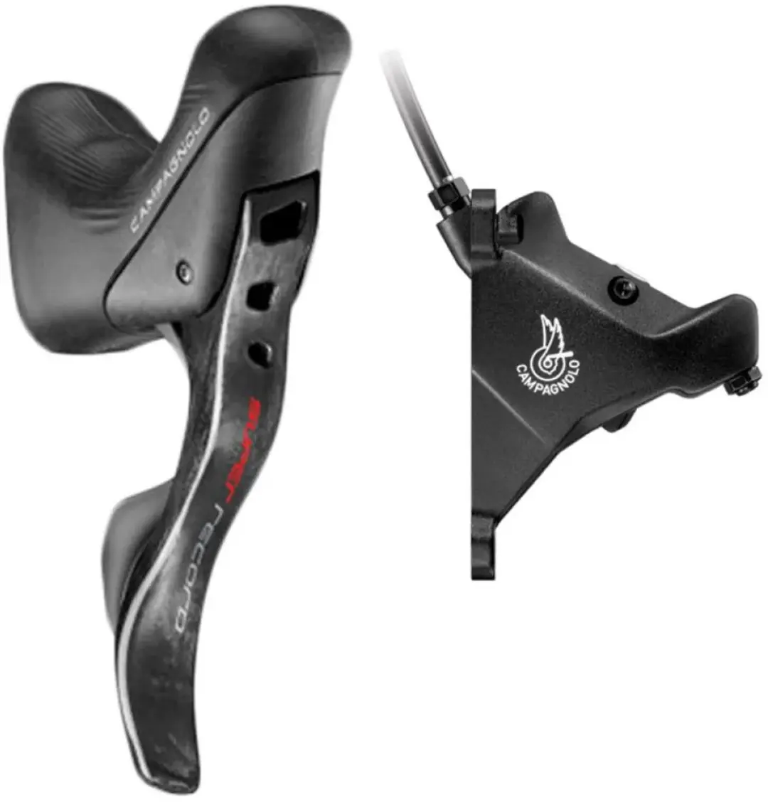 Campagnolo Super Record Hydraulic EP 160mm Linker Remhendel - 2s - Zwart