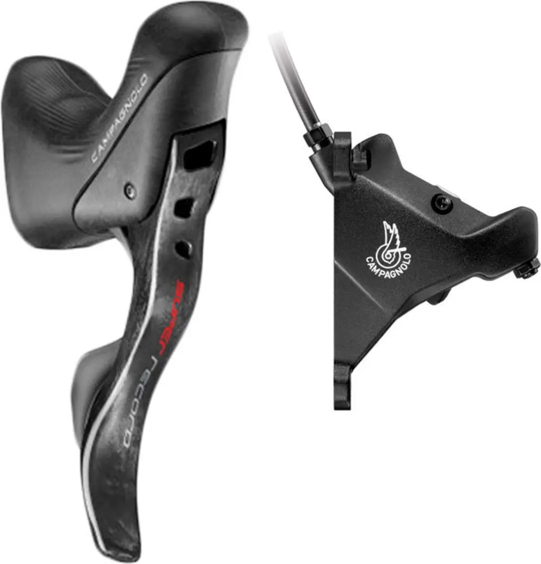 Campagnolo Super Record Hydraulic Ep 160 Mm Linker Remhendel Met Schakelaar Zwar
