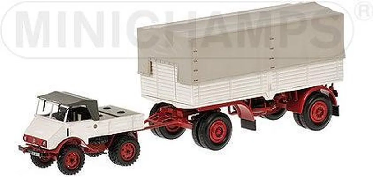 Mercedes-Benz Unimog 401 Pritschenanhanger 1:43