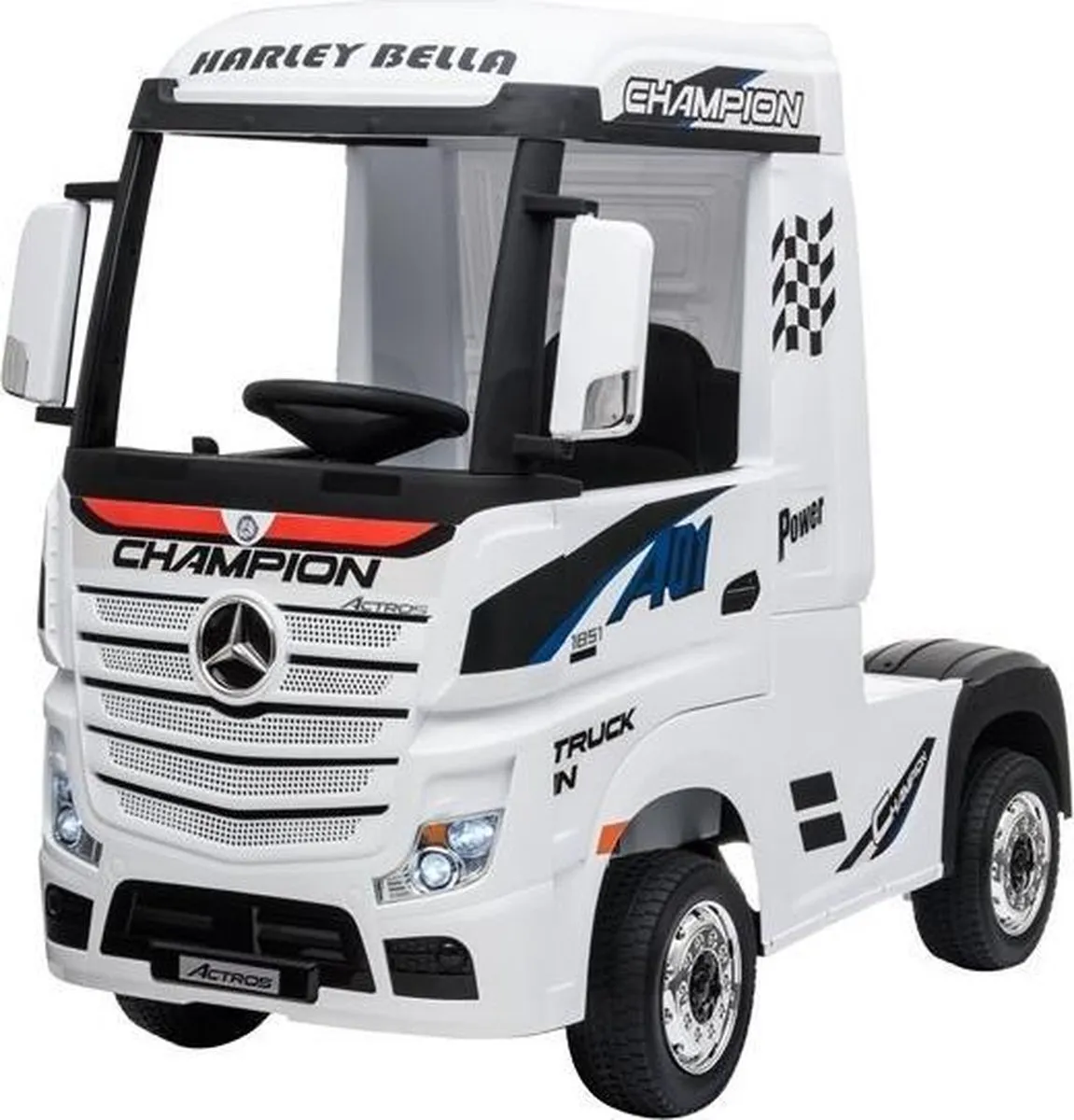 Mercedes-Benz Actross Truck 4x4 24V Elektrische Kinderwagen