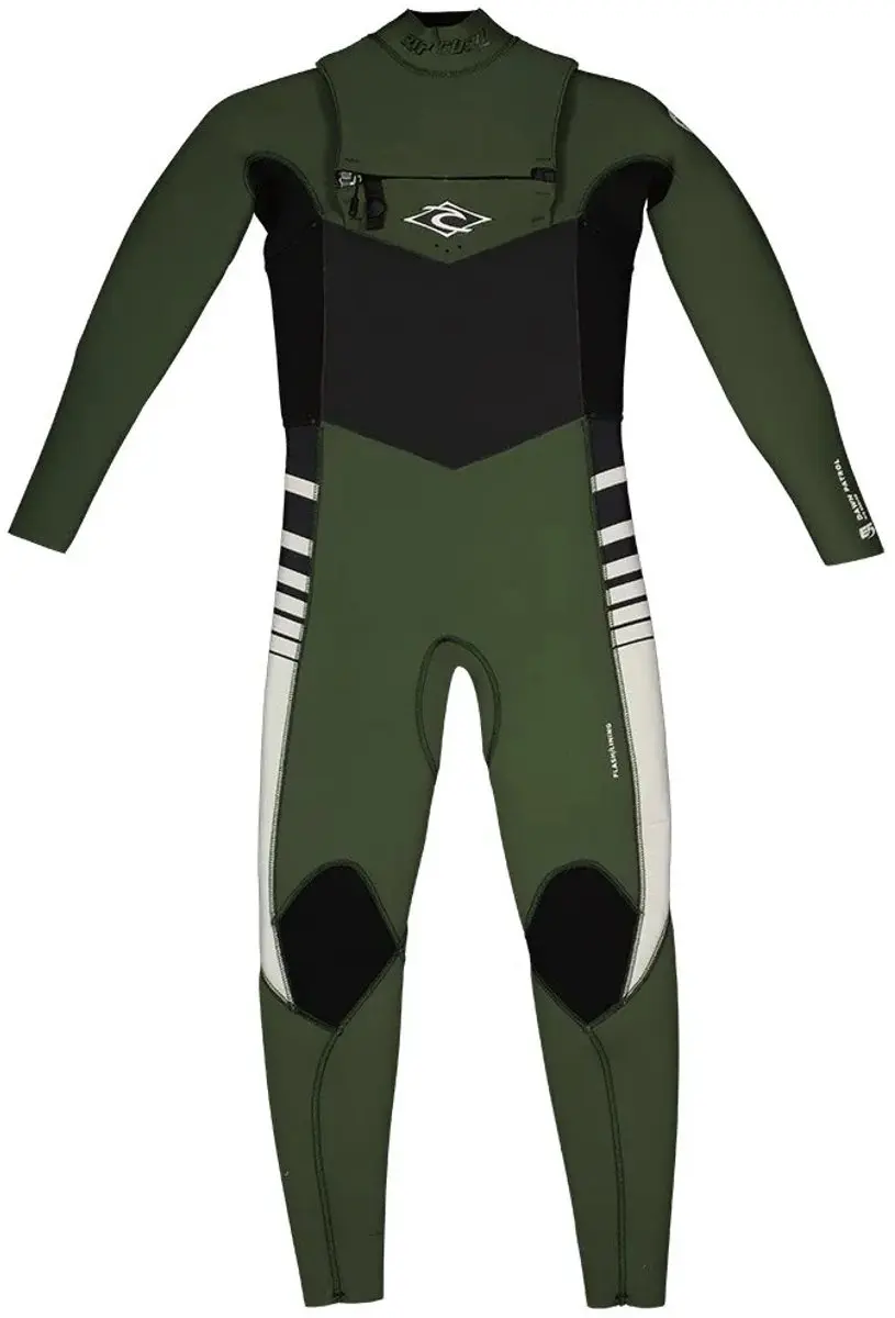 Rip Curl Junior Dawn Patrol 4/3mm Borst Ritssluiting Wetsuit -