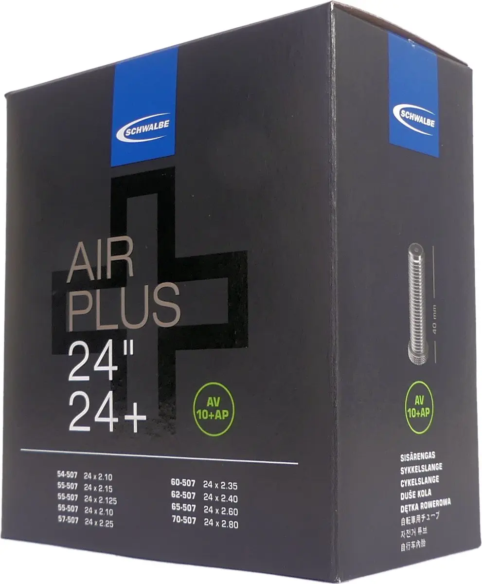 Schwalbe Air Plus Binnenband 24x2.10/2.80 - 507 - Zwart