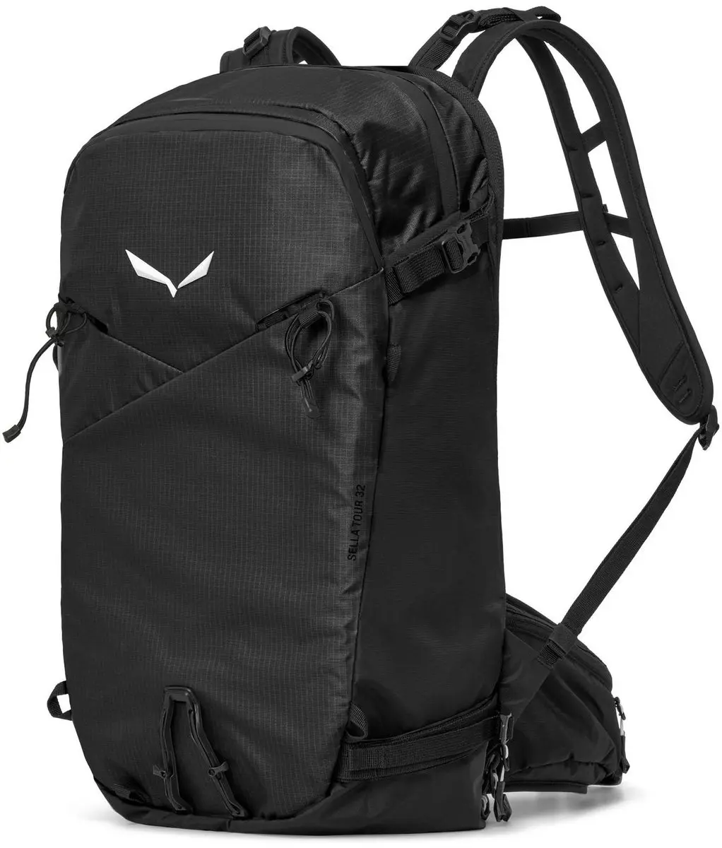 SALEWA trekkingrugzak rugzak Sella Tour 32 L Black Out zwart