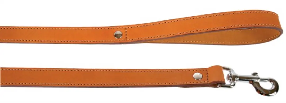 Dubbele natuurlijke leren riem breedte 25mm 1 m NATUURLIJK
