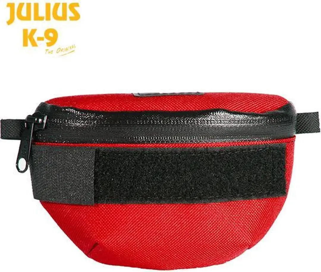 Julius K9 IDC Universele Zijtassen - Rood - One Size