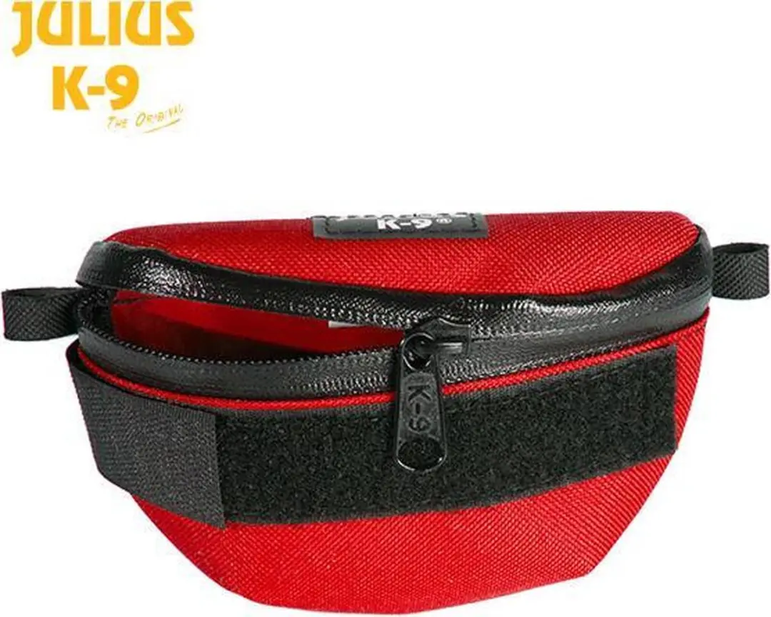 Julius K9 IDC Universele Zijtassen - Rood - One Size