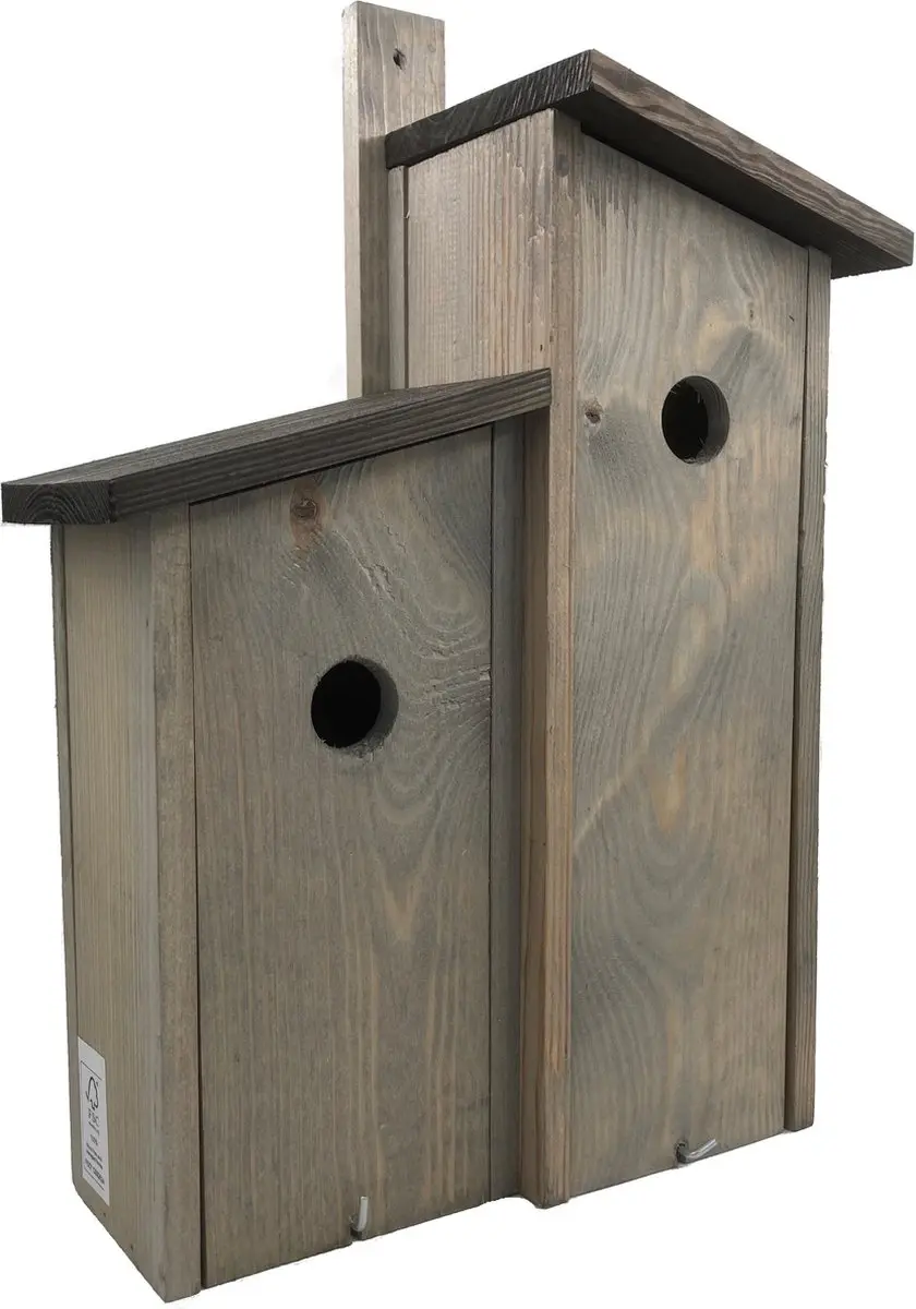 GARDEN SPIRIT Vogelhuisje met 2 Nestkasten