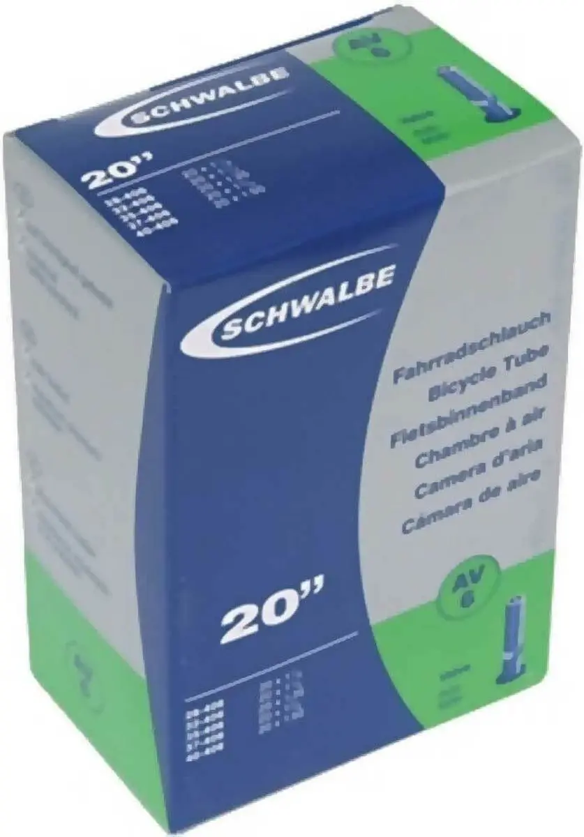 Schwalbe AV6 Binnenband 20x1.10-1.50 - Auto Ventiel