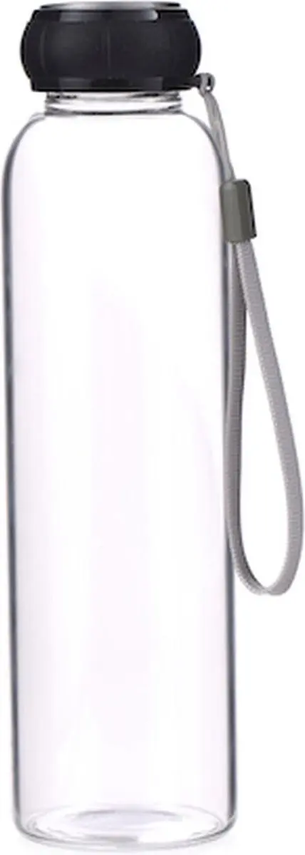 Waterfles Bergner WALKING ANYWHERE Zwart 550 ml
