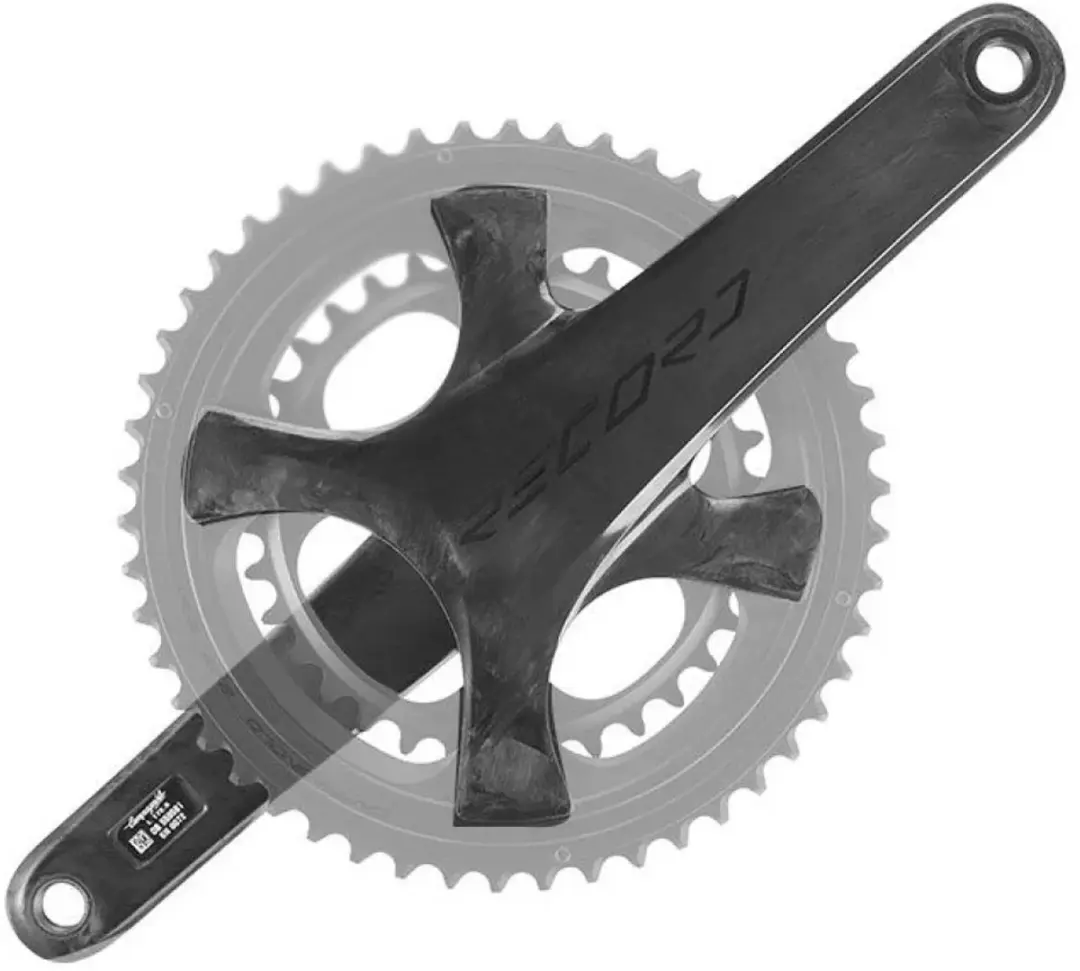 Campagnolo Record Wireless Carbon Qck-tech Ti 2x Krukken Zilver 165 mm