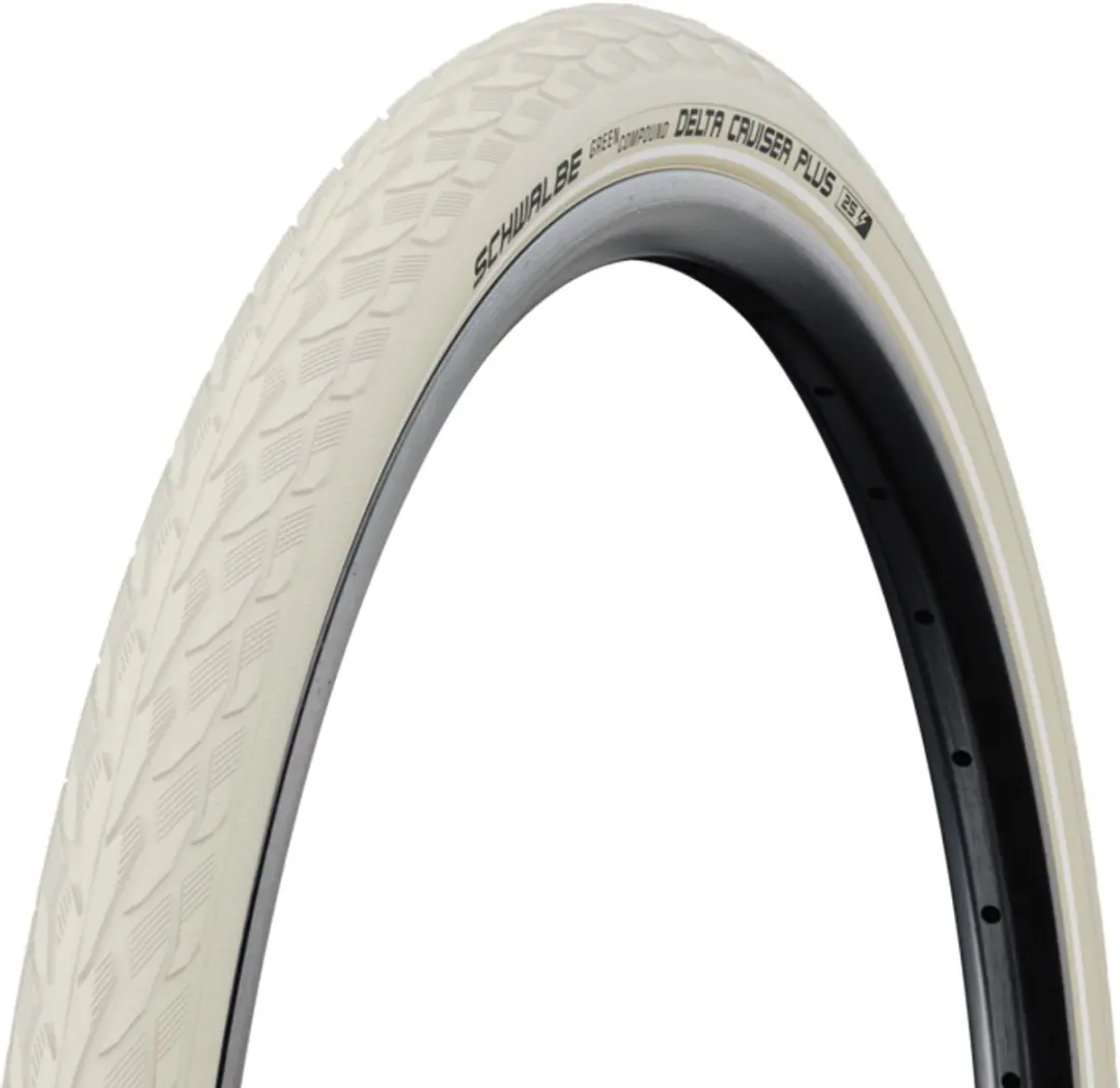 Schwalbe Delta Cruiser Plus 28x1.40 Buitenband - PunctureGuard - Crème