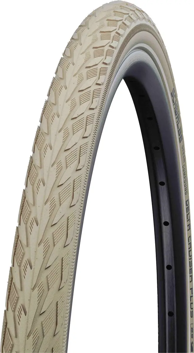 Schwalbe Delta Cruiser Plus 28x1.40 Buitenband - PunctureGuard - Crème