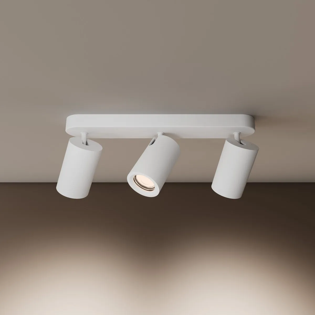 LEDVION LED Plafondspot 3x5W 6500K GU10 - Wit