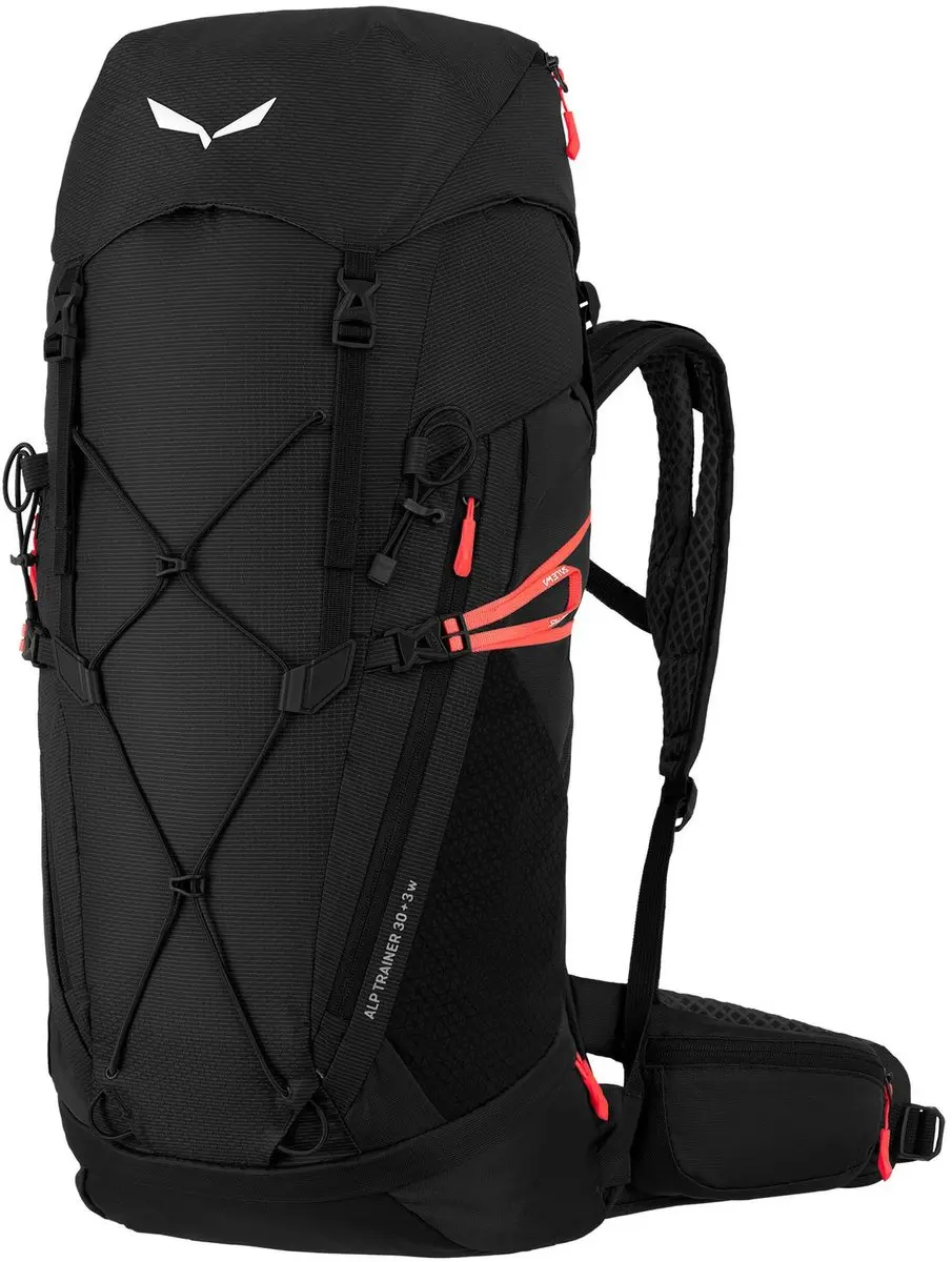 SALEWA wandelrugzak rugzak Alp Trainer 30+3 WS 30L Black Out zwart