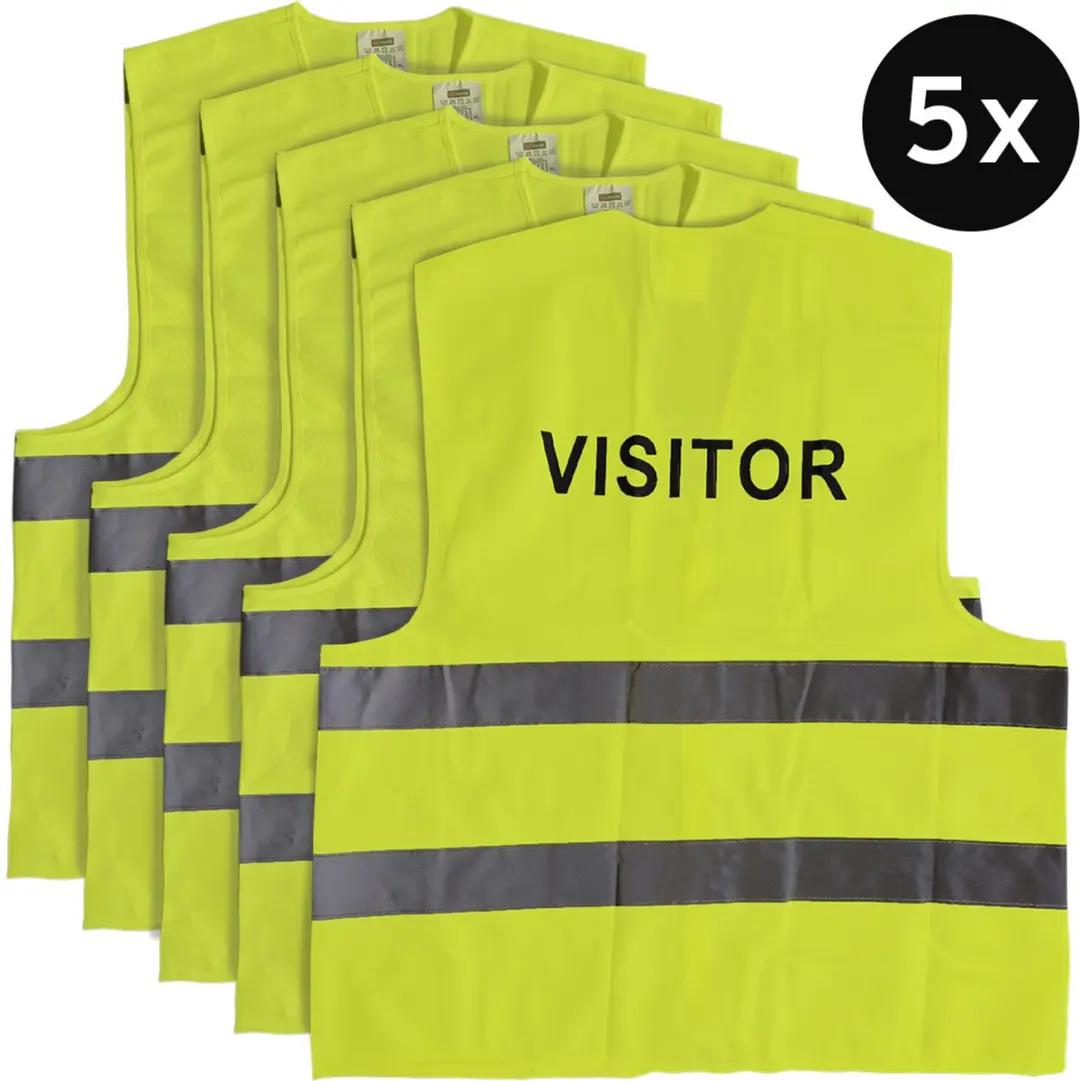 Mexxo Visitor veiligheidshesje geel