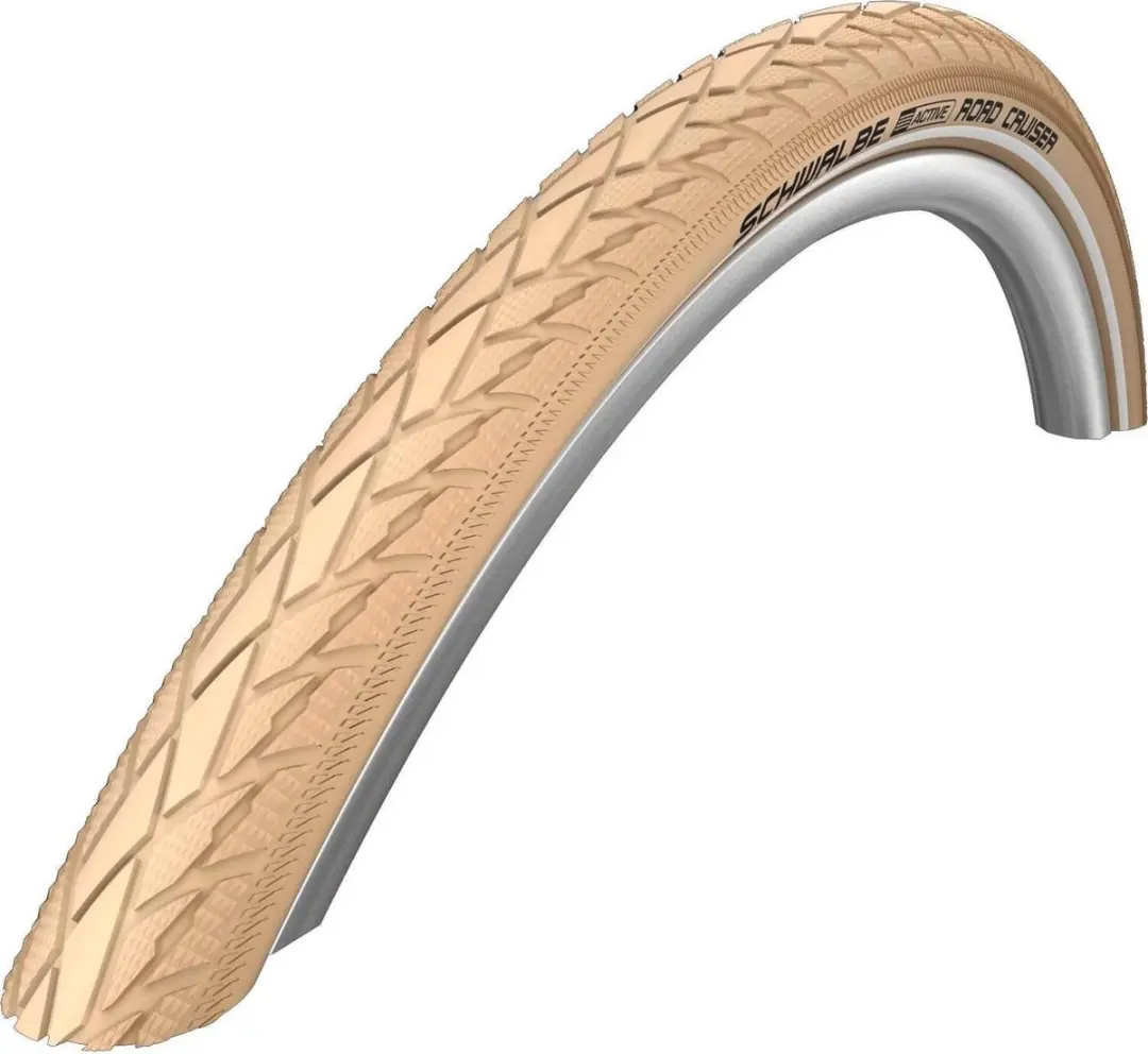 Schwalbe Road Cruiser K-Guard 26x1.75 Buitenband - créme met reflectie