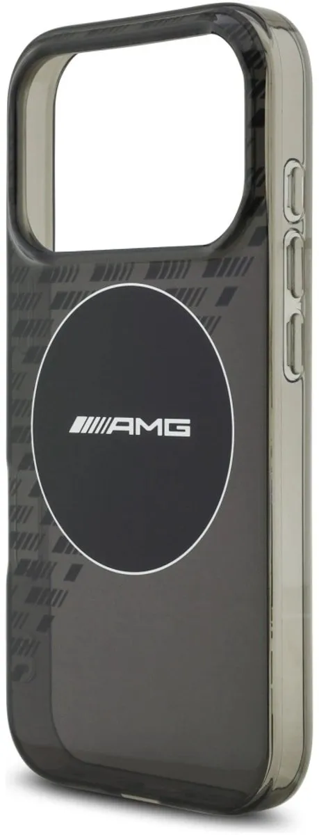 Mercedes AMG iPhone 17 Pro Hoesje - Dubbele Laag Transparant Gerookt - Zwart - afbeelding 6 van 6