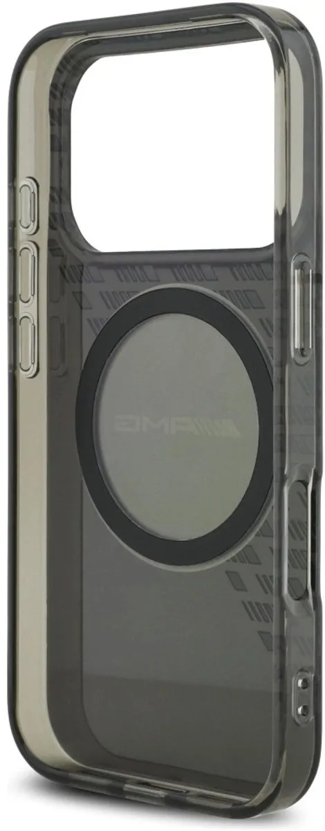 Mercedes AMG iPhone 17 Pro Hoesje - Dubbele Laag Transparant Gerookt - Zwart