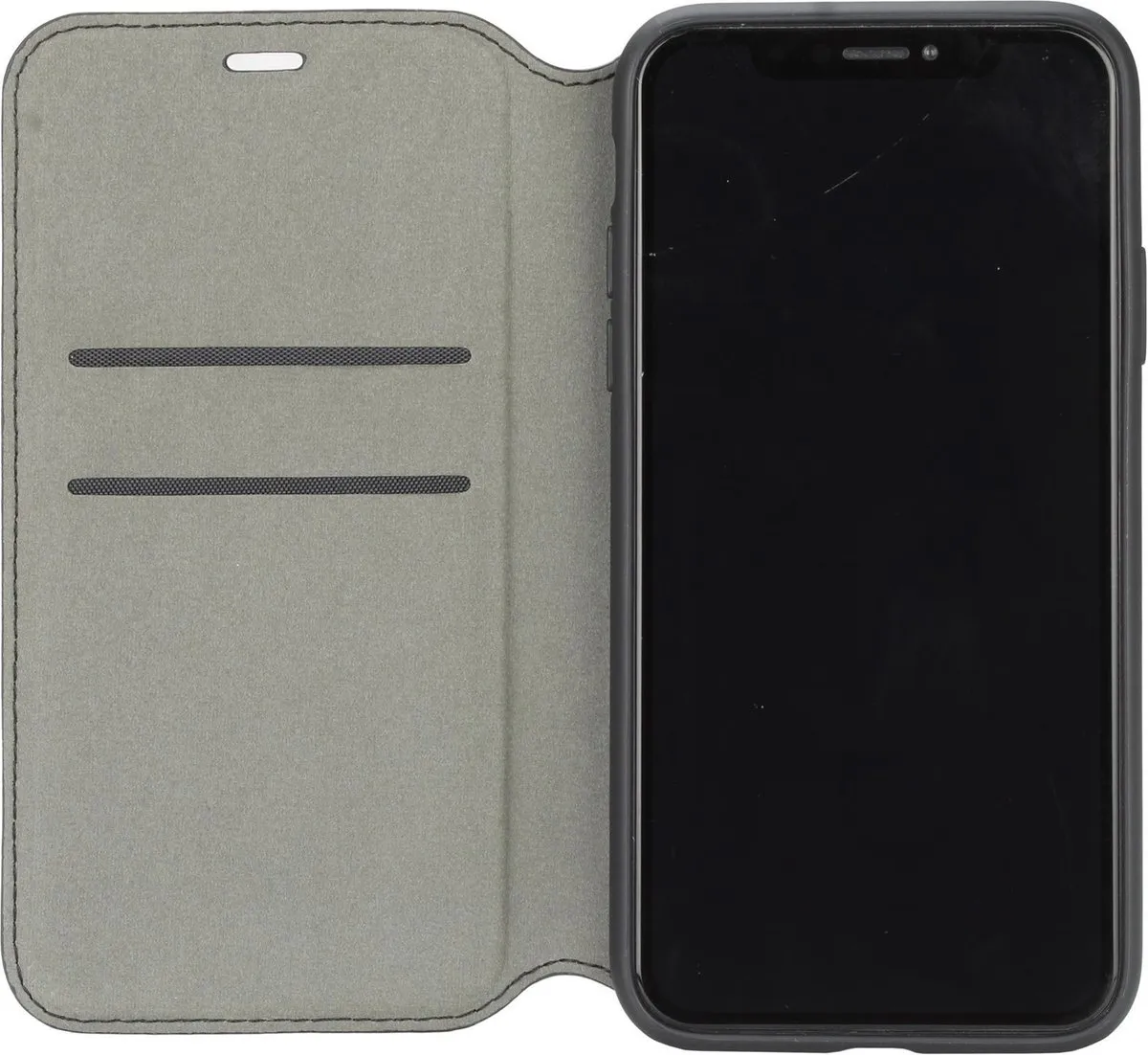 Audi iPhone XR Bookcase Hoesje S203-5 - 2 Pasjes - Zwart