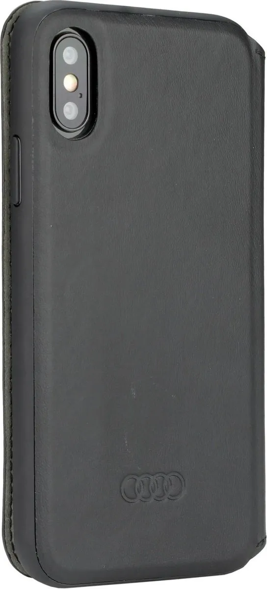 Audi iPhone XR Bookcase Hoesje S203-5 - 2 Pasjes - Zwart