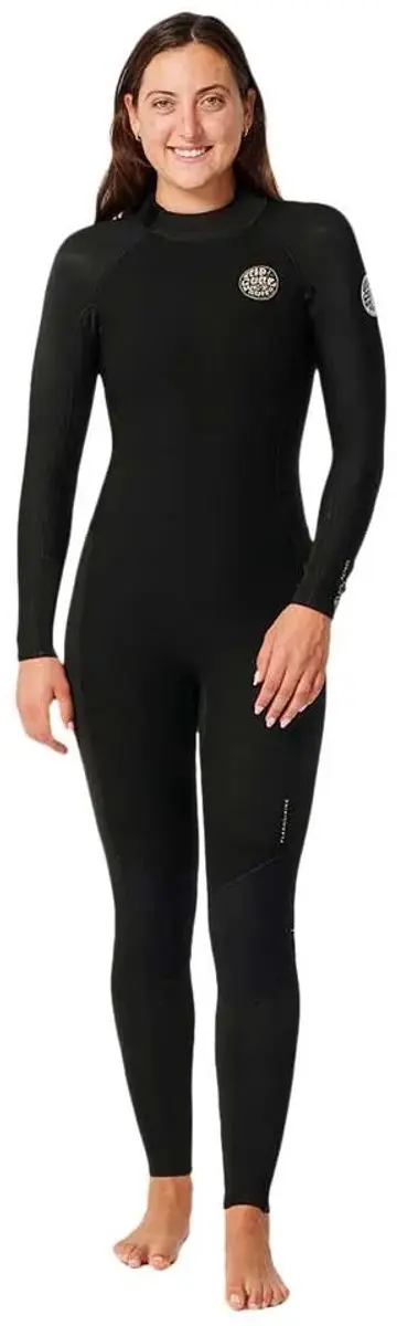 2025 Rip Curl Dames Dawn Patrol 4/3mm Rug Ritssluiting Wetsuit
