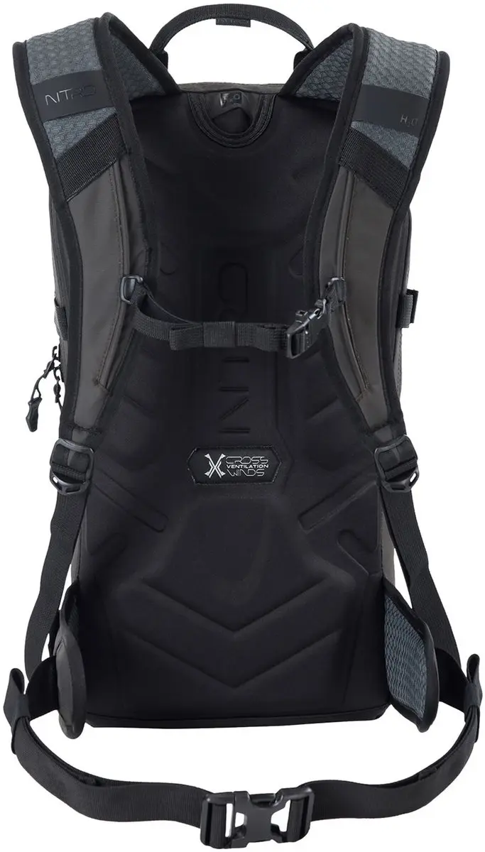 NITRO trekkingrugzak rugzak Rover 14 Backpack Raven donkergrijs